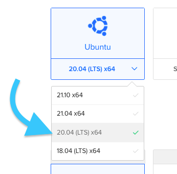 Select Ubuntu LTS Version