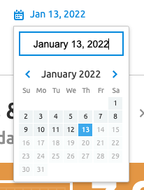 Select Semrush Sensor Date