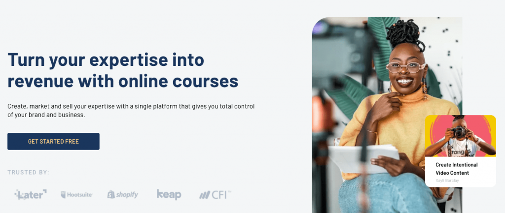 thinkific online course platform